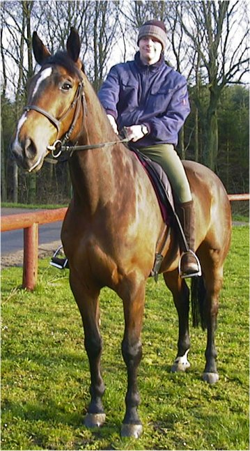 Picture of me and my horse 'Zar'